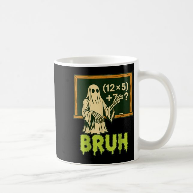 Mug 67 Teacher Halloween Ghost Six Seven Meme Brainrot (Droite)