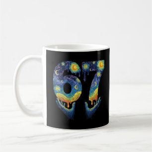 Mug 67 Van Gogh Nuit Étoilée Crème Glacée Drôle
