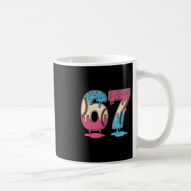 Mug 67 Vendre Ice Crème Déchets Mème Six Sept Gen Alph (Droite)