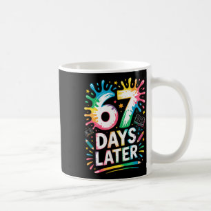 Mug 67e jour d'école 67 Meme Enseignant Élève 67 Jours