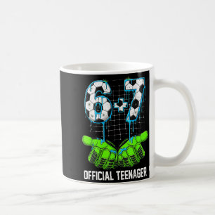 Mug 6+7 = 13 Garçons Filles Adolescent 13e Anniversair