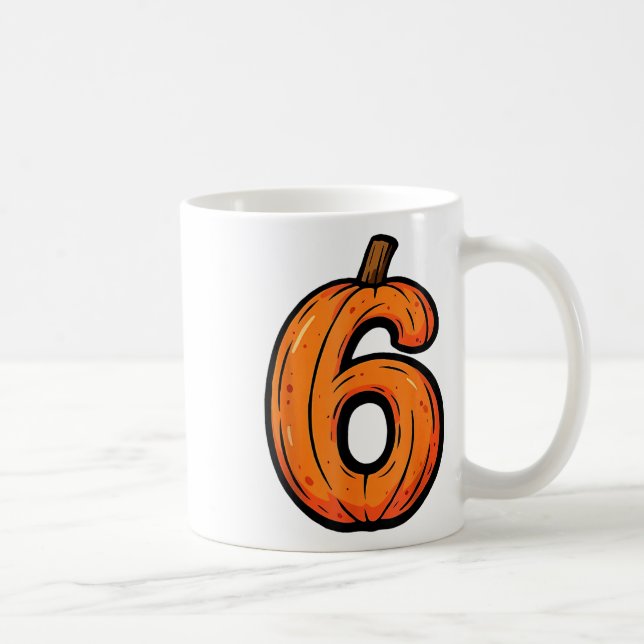 Mug 6 7 Citrouille Drôle Six Sept Mème Costume Hallowe (Droite)