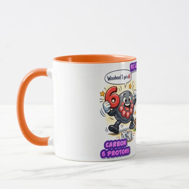 Mug 6’7” Éléments de chimie vitaux pour la survie (Gauche)