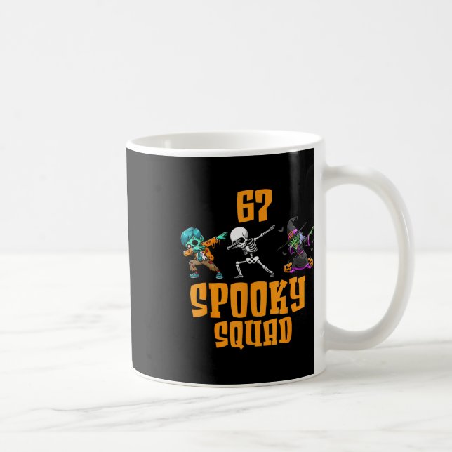 Mug 6 7 Halloween 67 Mème Six Sept 6 7 Équipe Surnatur (Droite)