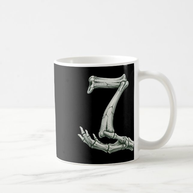 Mug 6 7 Halloween Skeleton Funny 67 Meme Gen Alpha Six (Droite)