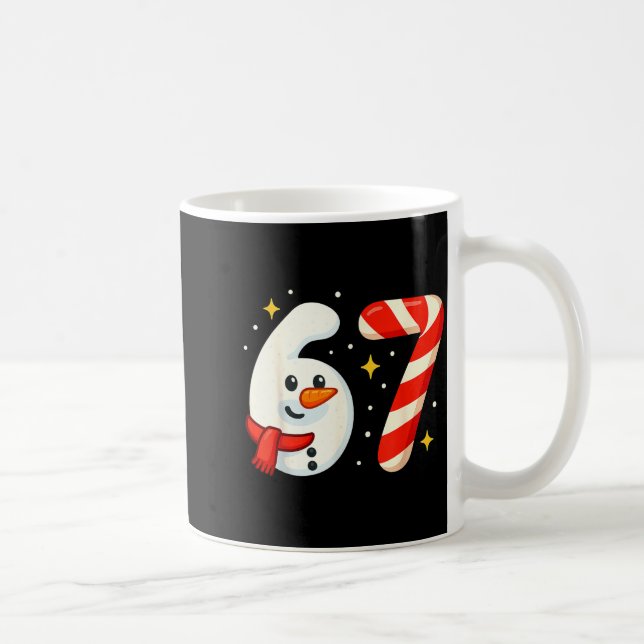 Mug 6 7 Meme Christmas Shirt 67 Six Seven Snowman Boy  (Droite)