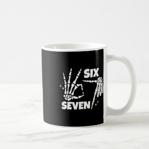 Mug 6 7 Mème Drôle de Squelette Mains Halloween Couple