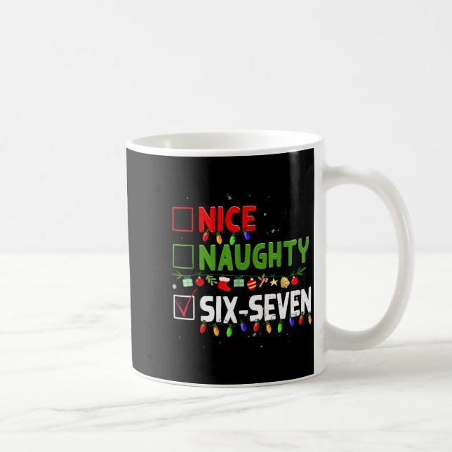 Mug 6-7 Mème Gentil Vilain Six Sept 67 Noël Drôle (Droite)