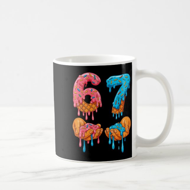 Mug 6 7 Mème Glace Goutte Gen Alpha Argot  (Droite)