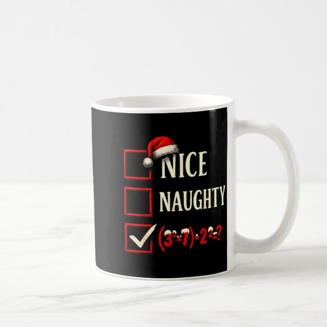 Mug 6-7 Meme Nice Naughty 67 Christmas Brain Rot Funny (Droite)