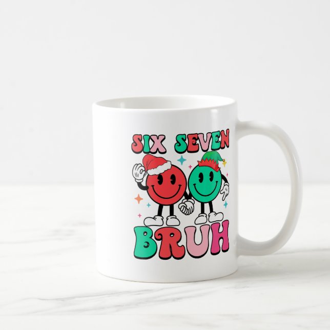 Mug 6 7 Mème Six Sept Noël Drôle 67 Cadeaux de Noël Ga (Droite)