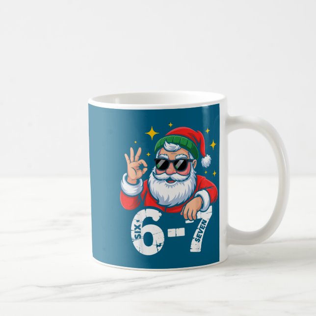 Mug 6 7 Meme Six Seven Christmas Gen Z Alpha Teen Boys (Droite)