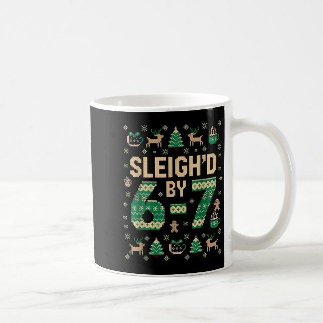 Mug 6-7 Noël Pull Ugly Christmas Six Seven Xmas 67 Mem (Droite)