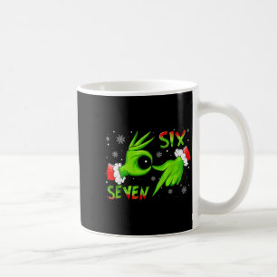 Mug 6 7 Six Sept Hand Gen Z Alpha Meme Argot Xmas Noël