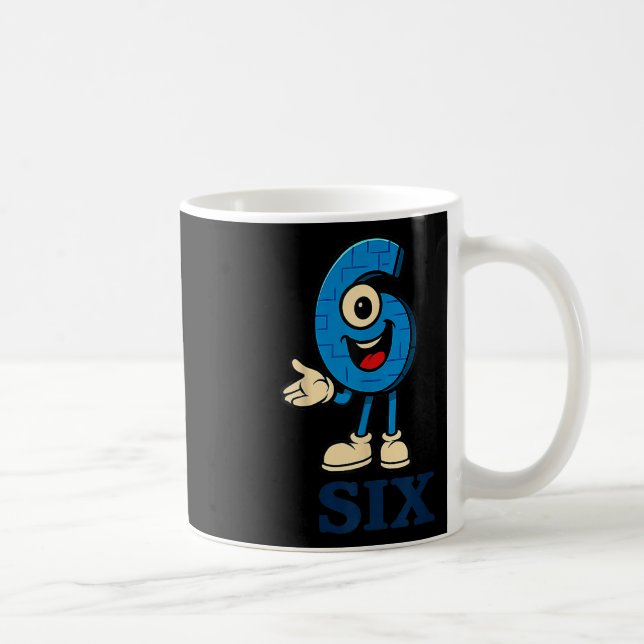 Mug 6 Brainrot 67 Six Seven 6 7 Meme Custome  (Droite)