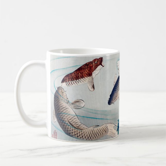 Mug 6 Carpes Natation par Yoshitoshi (Gauche)
