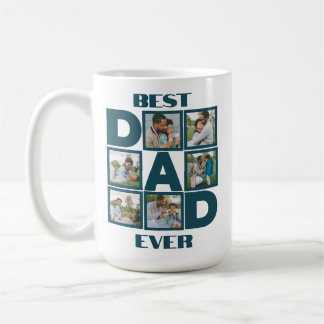 Mug 6 Collage photo pour Fête des pères ou anniversair
