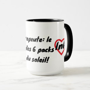 Mug 6 packs pour acné du soleil