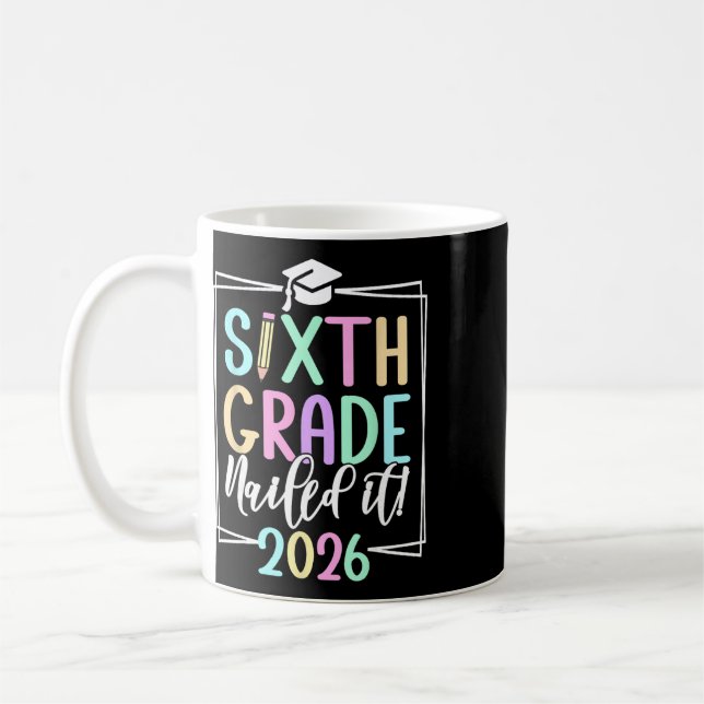 Mug 6e 2026 Remise des diplômes de sixième année  (Gauche)
