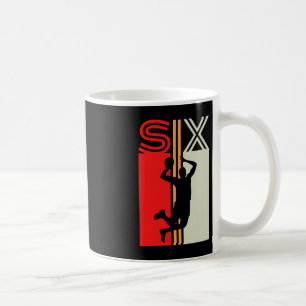 Mug 6e anniversaire Retro Basketball 6 ans Garçon fill