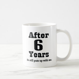 Mug 6ème Anniversaire (drôle)