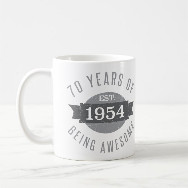 Mug 70e anniversaire Awesome 1954 (Gauche)
