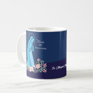 Mug 70e anniversaire de la vie religieuse Nun Fleur ro