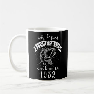 Mug 70e anniversaire Tee Fishing Fisherman 1952 70e