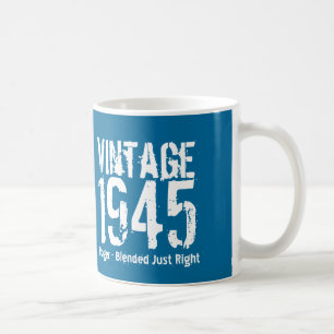 Mug 70e anniversaire Vintage 1945 ou toute année A01