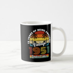 Mug 75 ans de vin 1951 Édition limitée 75e anniversair