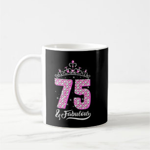Mug 75 et fabuleux 75e anniversaire Diamond Crown Gift