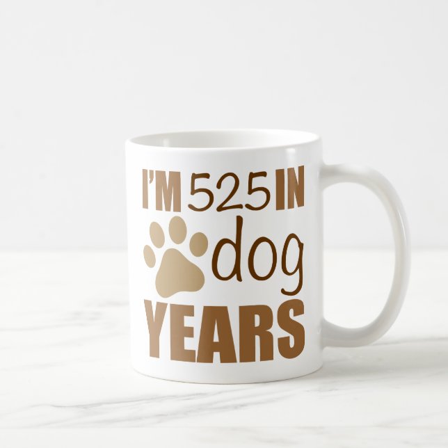 Mug 75e anniversaire année de chien (Droite)
