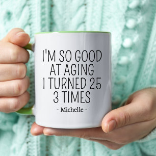 Mug 75e Fête D'Anniversaire Pour Femmes Hommes 75 Ans
