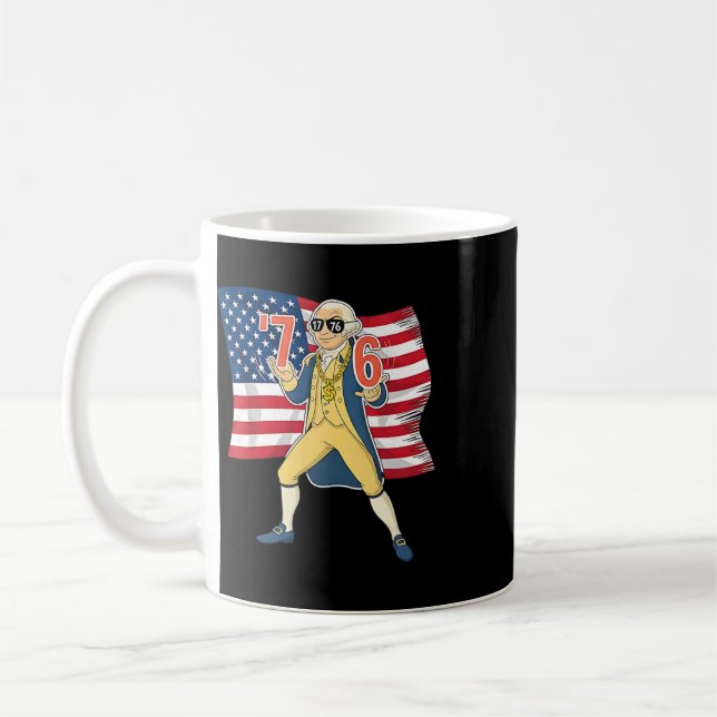 Mug 76 Supérieur à 67 Mème drôle Thomas Jefferson Etat (Gauche)
