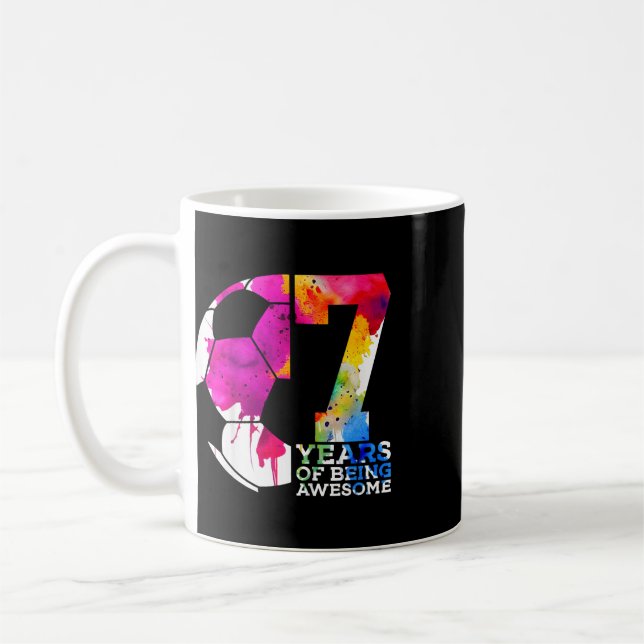 Mug 7 Ans De Foot Incroyable 7ème Anniversaire  (Gauche)