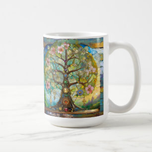 Mug 7 Chakra Fleurissant Arbre De Vie