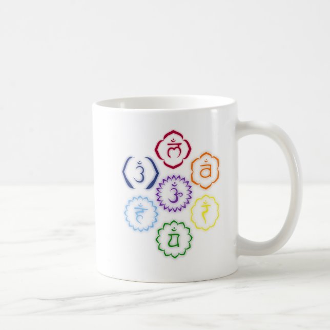 Mug 7 chakras principaux en cercle (Droite)