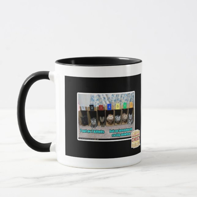 Mug 7 kittehs d'OV 7 (Gauche)