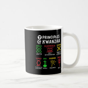 Mug 7 Principes De Kwanzaa Noir Africain-Américain Hom