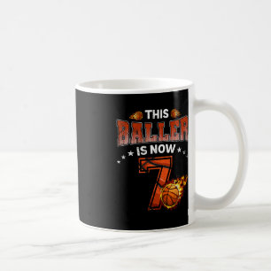 Mug 7e anniversaire Boys Joueur de basket-ball Cadeaux