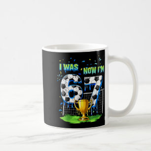 Mug 7e anniversaire enfants drôle de football j'ai 6 a