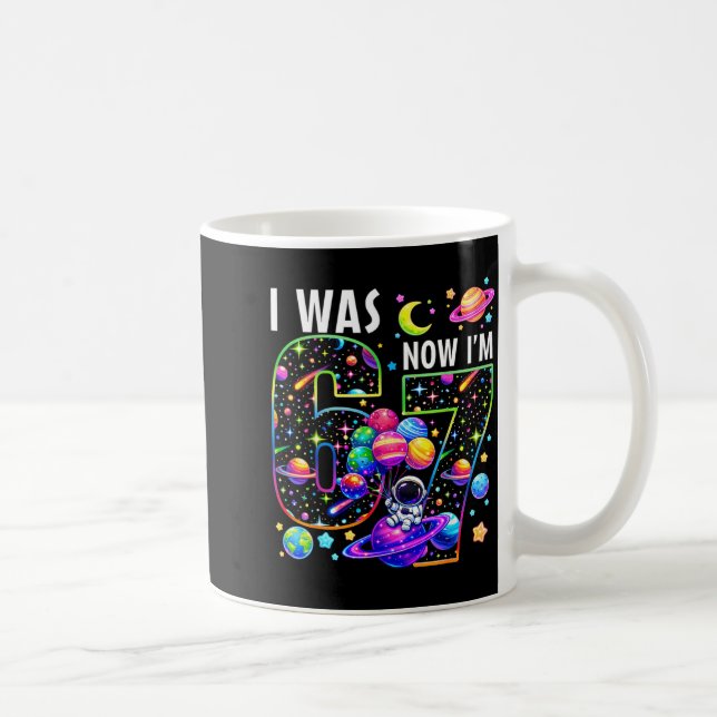 Mug 7e anniversaire était 6 7 Astronaute Espace Planèt (Droite)