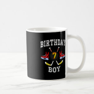 Mug 7e anniversaire garçon - Hockey sur glace 7 ans en