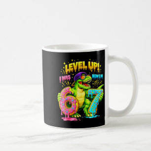 Mug 7e anniversaire je suis maintenant sept ans dinosa