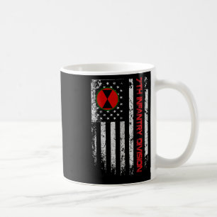 Mug 7e division d'infanterie Drapeau Vintage Usa Ve mi
