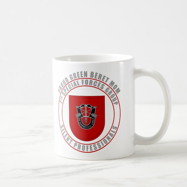 Mug 7ème Maman de groupe de forces spéciales (Droite)
