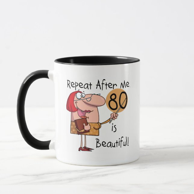 Mug 80 est de beaux t-shirts et cadeaux (Gauche)