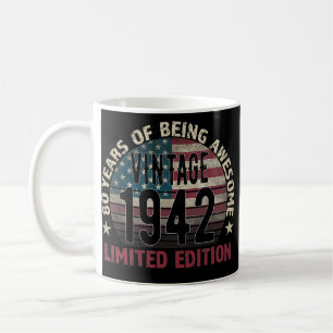 Mug 80e anniversaire du poison de Vintage 1942 80 Year
