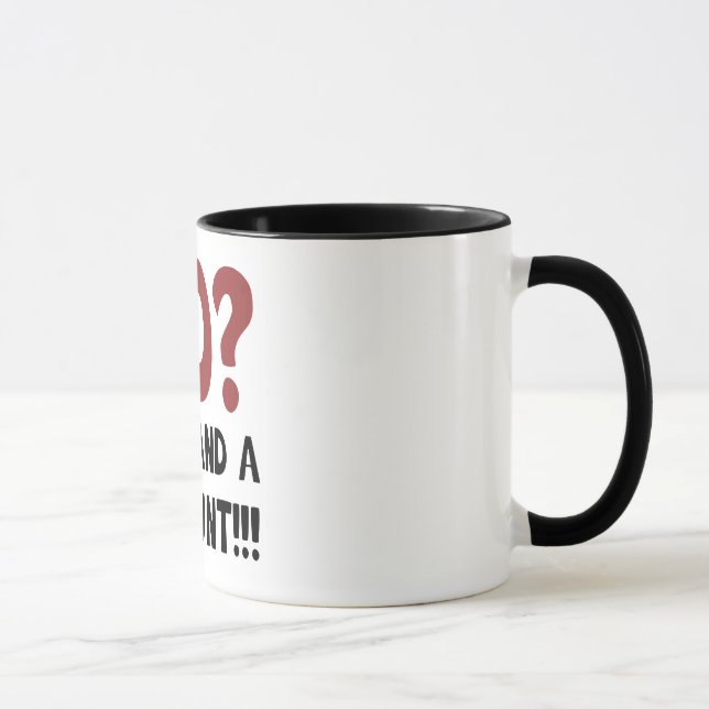 Mug 80e anniversaire Gag cadeau (Droite)