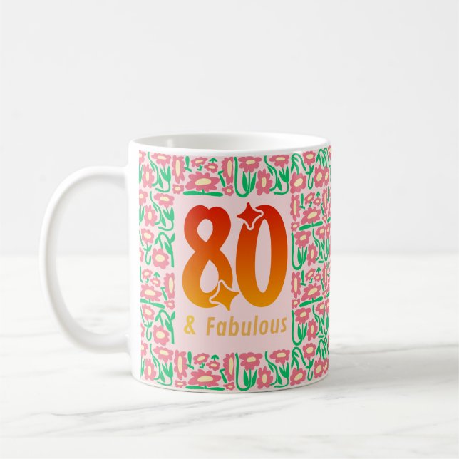 Mug 80ème et fabuleux (Gauche)